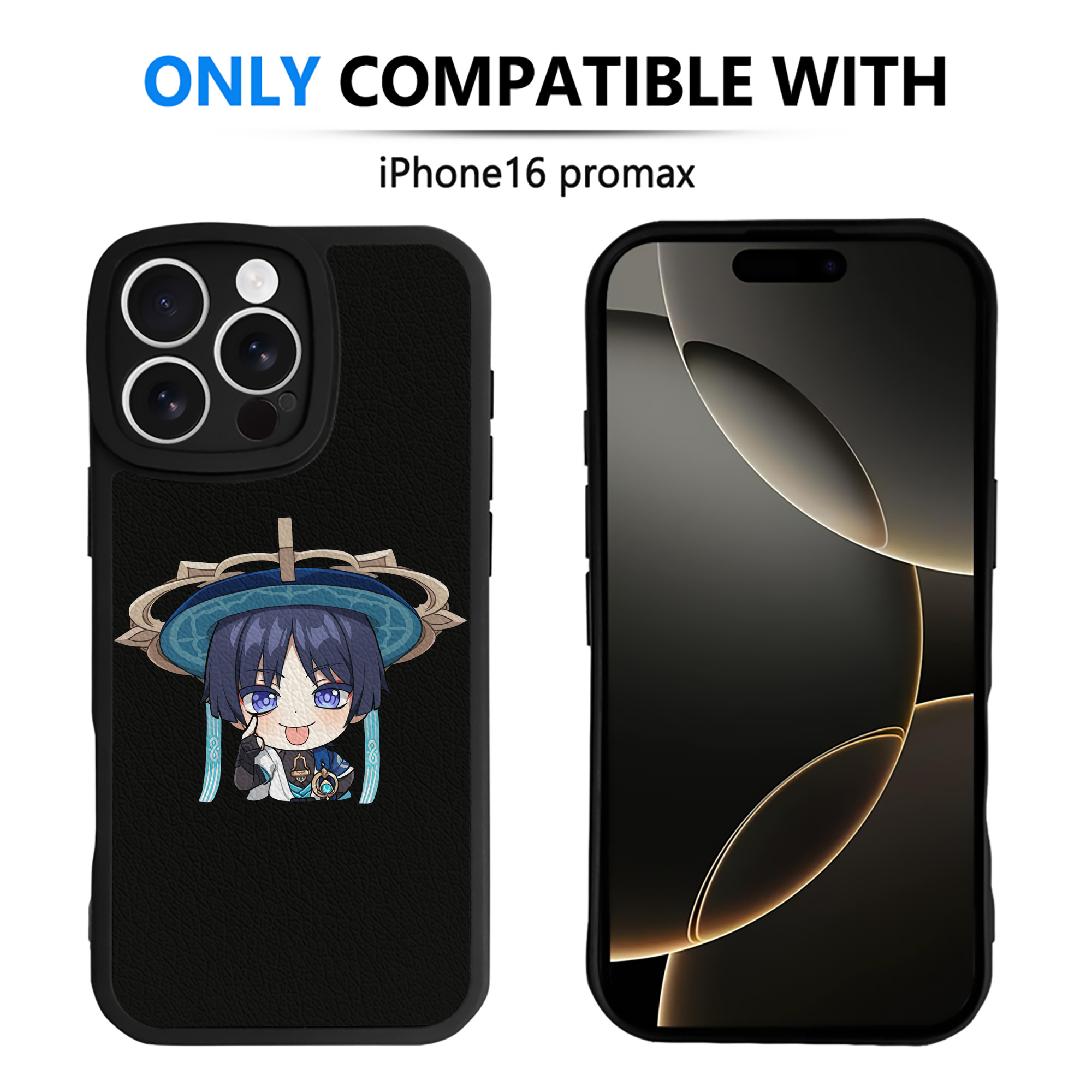 げんし神 さんペい genshin Sanpei 【iPhone 16シリーズ対応】シリコンスマホケース（レザー調） 材質：シリコン